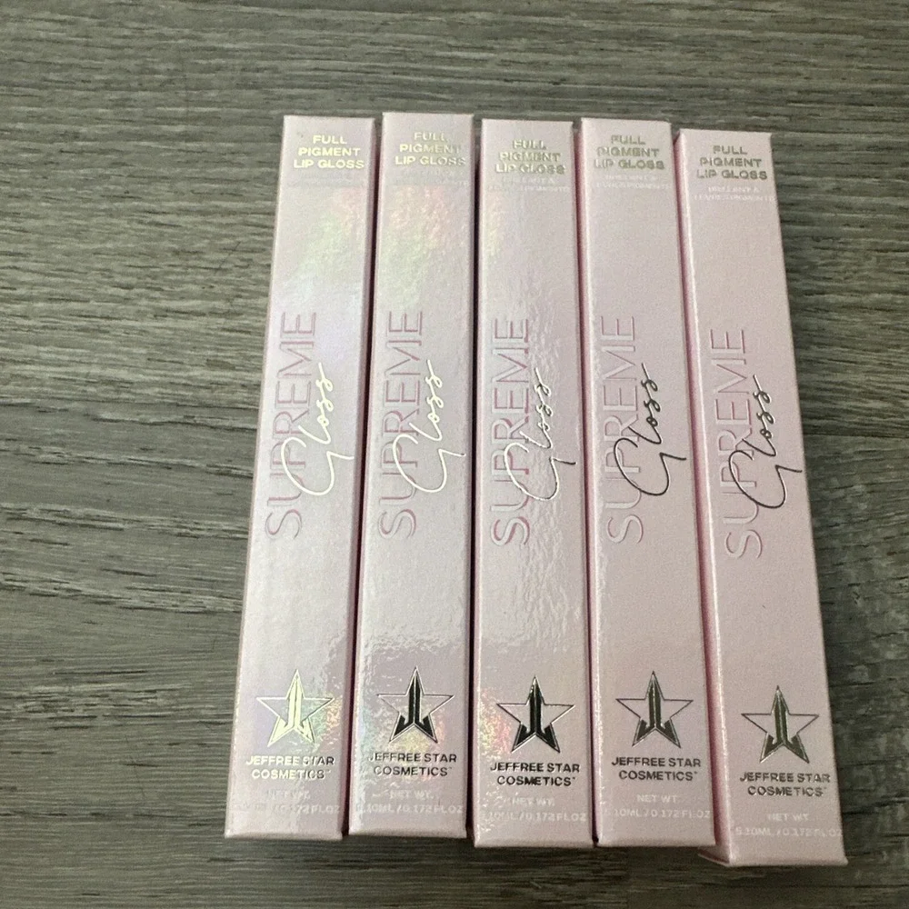 Jeffree Star Supreme Gloss Full Pigment Lip Bundle Of 5